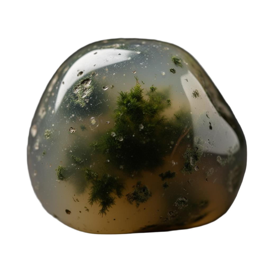 Камък Мъхов агат